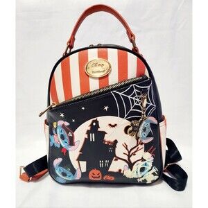 Our Universe Disney Lilo & Stitch Halloween Pumpkin Mini Backpack